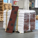 کاشی سقف فلزی با روکش سنگی در هم تنیده چوب بایشنگ